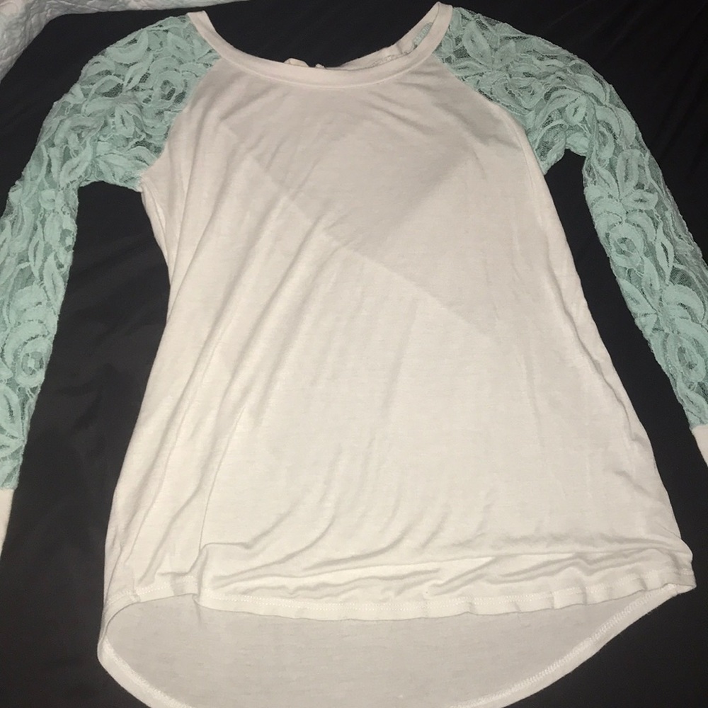 breezy lacy long sleeve shirt